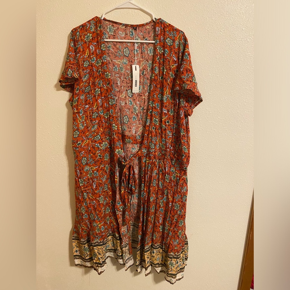 Women’s xxl long cardigan wrap Laishen brand